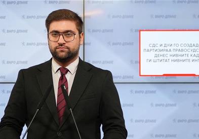 Манасиевски: СДС и ДУИ го создадоа и партизираа правосудството, денес нивните кадри ги штитат нивните интереси