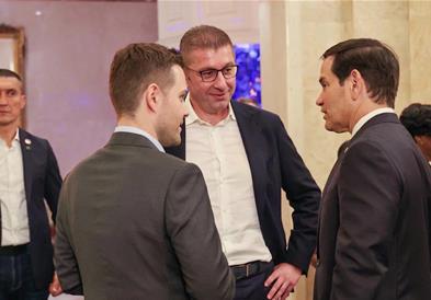  Мицкоски во Њујорк разговарал со американскиот државен секретар Марко Рубио