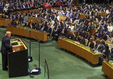 Две делегации ги напуштија ОН за време на говорот на Трамп 