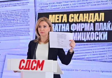 СДСМ: Мега скандал: Приватна фирма плаќа лобисти во САД за Мицкоски!