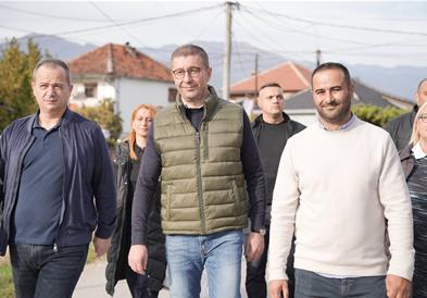 Радичевски: Со поддршка на Владата и претседателот Мицкоски се реализираат голем број на проекти во Брвеница