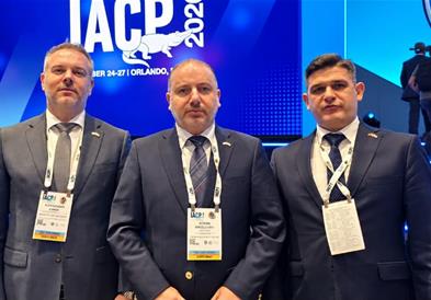Директорот на Царина, заедно со директорите на БЈБ и Финансиска полиција, на годишна конференција за спроведување на законот во САД