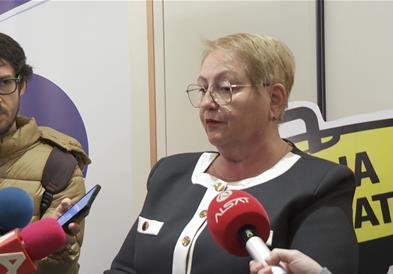 Студентите на средба со министерката Јаневска во владата
