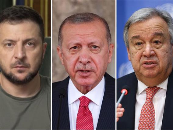 Ердоган и Гутереш ќе заминат во Украина на средба со Зеленски 