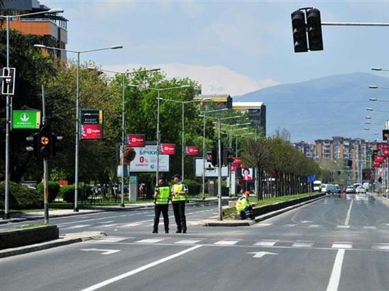 Поради протест, посебен режим на сообраќај во Скопје