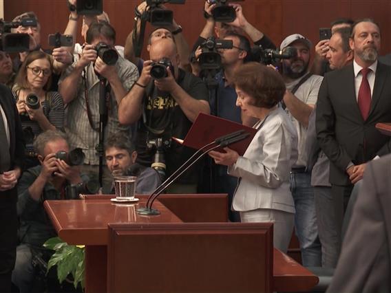 Годишно обраќање на претседателката Сиљановска Давкова во Собранието