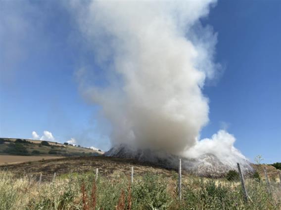 Пожарот кај депонијата „Краста“ во близина на село Пчиња ставен под контрола