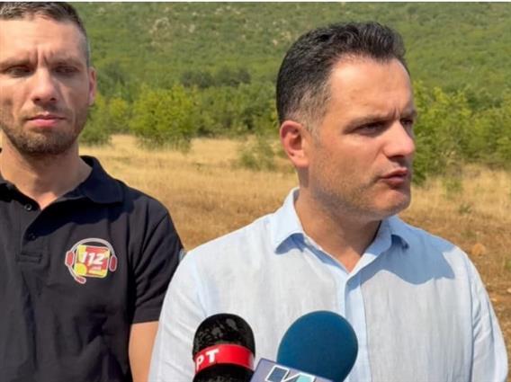 Пожарникари нашле три запалени гуми при гаснење на пожарот на планината Жеден