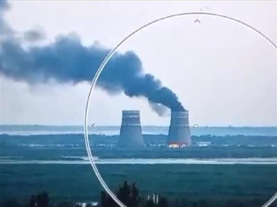 Украински дрон предизвика пожар во руската нуклеарна електрана Курск