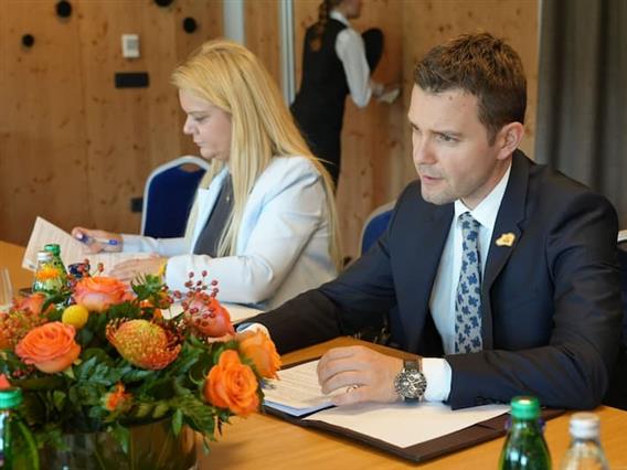 Средба на министерот Муцунски со министрите за надворешни работи на Литванија, Египет и Јордан