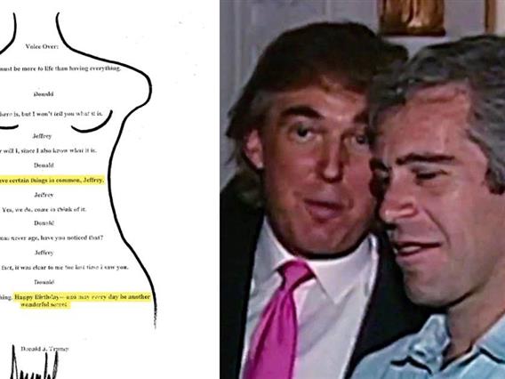 Демократите во Конгресот на САД објавија писмо кое Трамп наводно му го упатил на Епстајн 