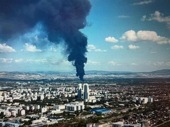 ОЈО Скопје презема дејствија во врска со пожарот во Трубарево