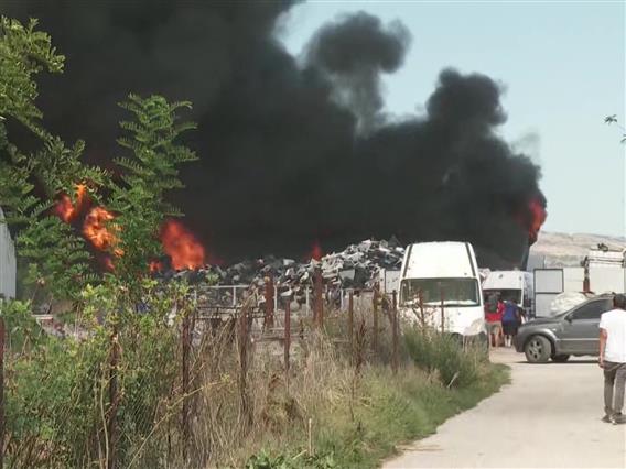 Екипи на ОЈО и МВР извршија увид по пожарот во Трубарево 