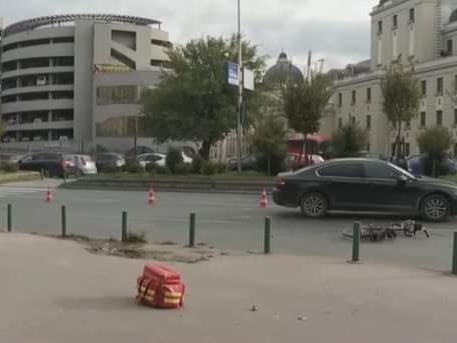 Уапсен е возачот на „пасат“, кој прегази велосипедист во Скопје и избега 