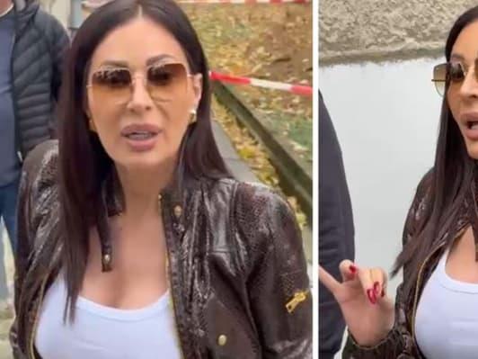 Цеца збесна на новинарите, кои ја прашаа за срамното прегрнување на бугарското знаме во Велес (ВИДЕО)