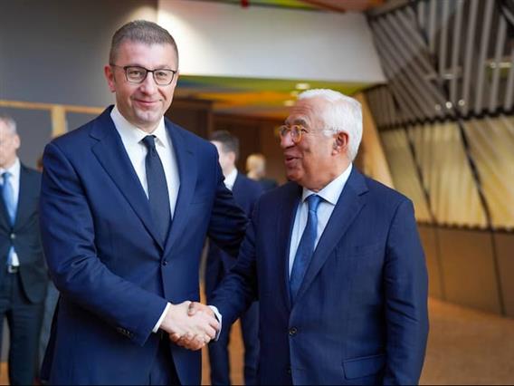 Мицкоски во Брисел: Ние сме на истото место каде бевме пред 25 години бидејќи некој ја злоупотребува едногласноста во ЕУ