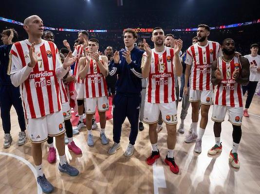 Црвена ѕвезда го совлада Панатинаикос и ја продолжи победничката низа во Евролигата