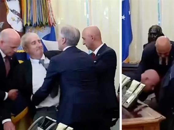 Драма во Белата куќа: Директор на фармацевтски гигант се струполи на состанокот со Трамп, го освестува Др. Оз (ВИДЕО)