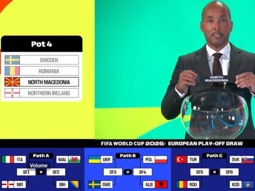 Бараж за СП 2026 - Македонија гостин на  Данска 