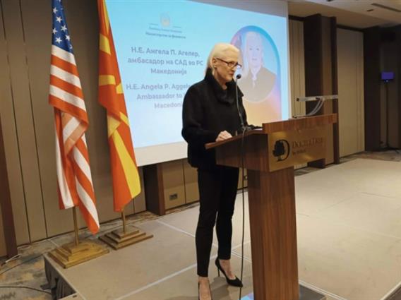 Агелер: САД и Македонија се согласни дека транспарентни институции и силни економии се основа на успешна демократија