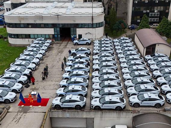 Мицкоски: Набавени се 120 нови полициски возила за униформираната полиција 
