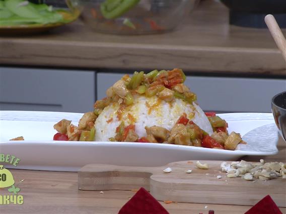 „Гответе со Дракче“ - ​Пилешко тиријаки