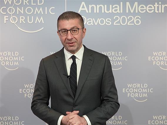 Мицкоски од Давос: Се сретнав со сопственикот на третиот мобилен оператор, ќе инвестира 100 милиони евра 