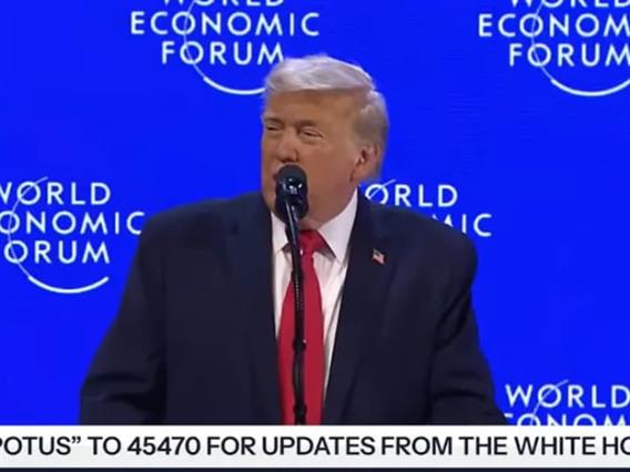 Трамп се обрати во Давос: Америка е „економскиот мотор“ на целата планета (ВИДЕО)