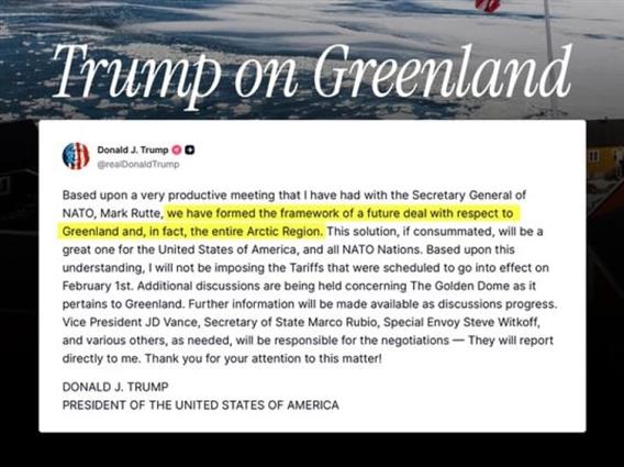 Трамп: Нема да воведам царини поради Гренланд