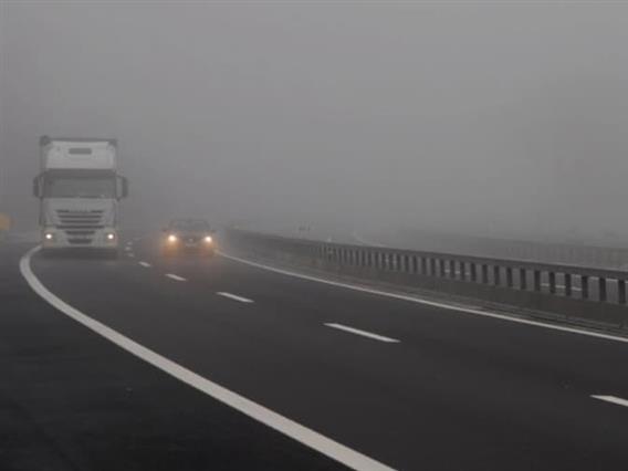 Магла на патните правци Тетово - Скопје и Тетово - Попова Шапка, на Буково и на Ѓавато