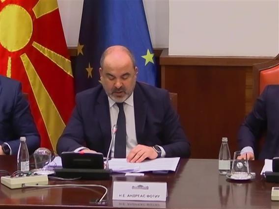 Седница на Националниот совет за евроинтеграции, амбасадорот на Кипар ги претстави приоритетите