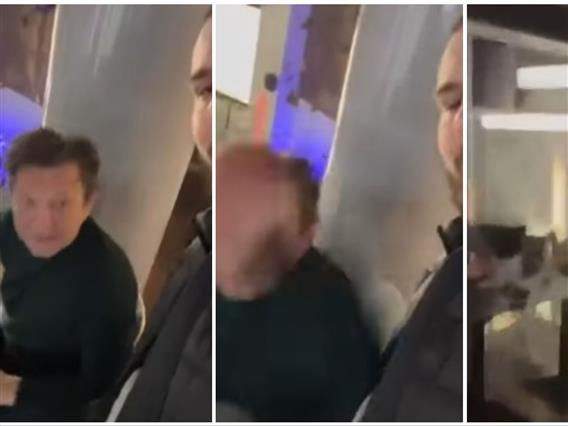 Видео: Драган Бјелогрлиќ се скара со тиктокер, му го турна мобилниот