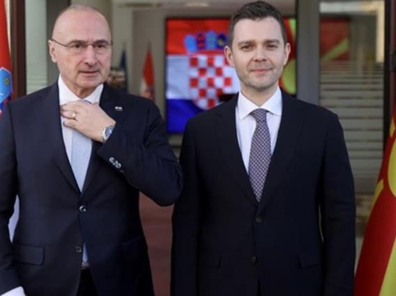 Хрватски медиуми за посетата на Грлиќ Радман: Македонија е пример за углед според реформите на патот кон ЕУ 