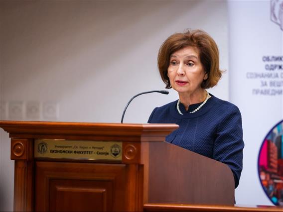 Сиљановска-Давкова на презентација на проектот Skills4Justice: „Извозот на мозоци“ остава длабоки лузни