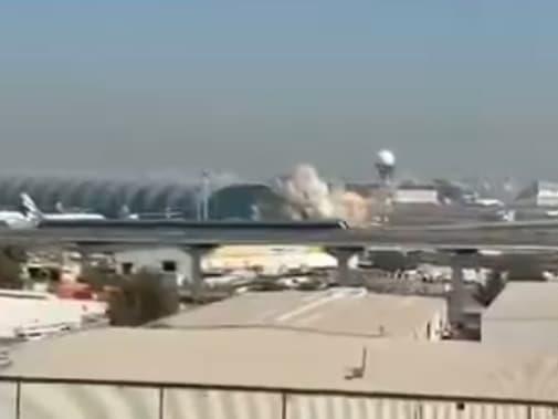 Погоден е аеродромот во Дубаи (ВИДЕО)