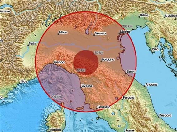 Силен земјотрес го погоди северниот дел на Италија