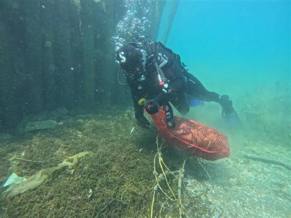 „Нов живот за езерото“ - еко акција за чистење на дното на Охридското Езеро во Радожда 