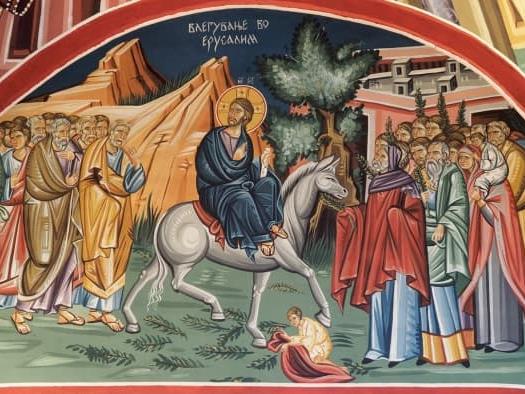 Денеска е Цветници - Влегување на Исус Христос во Ерусалим