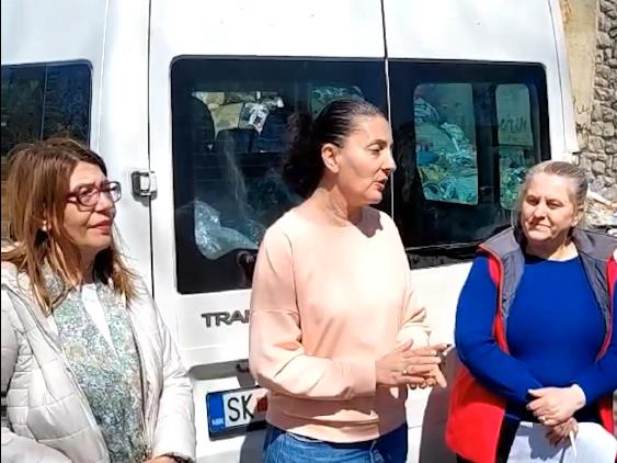 По видеото на Видиновски за „Ранка Милановиќ“ дониран е еден тон вода за жителите на домот