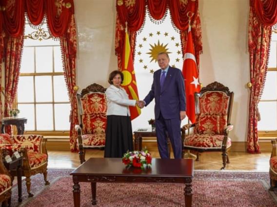 Сиљановска Давкова - Ердоган: Македонско-турските односи се одликуваат со силно пријателство, доверба и континуирана меѓусебна поддршка