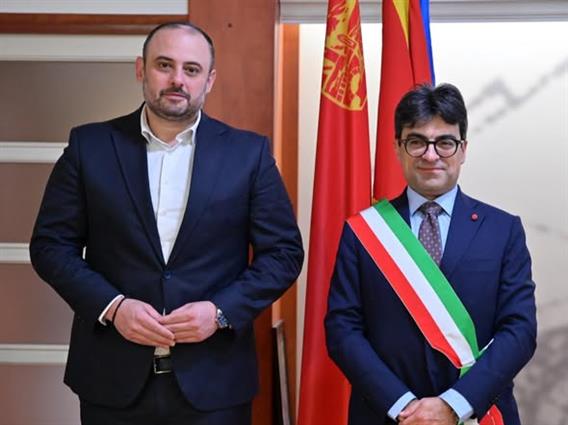 Ѓорѓиевски: Срдечна и пријателска средба со градоначалникот на Матера од Италија, Антонио Николетти