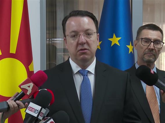 Вицепремиерот Николоски го отвори состанокот за коридор 8 во соработка со делегацијата на ЕУ