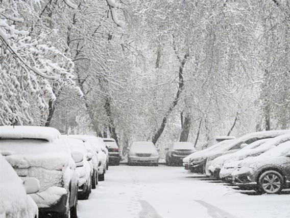 Видео- фото: Москва под снег