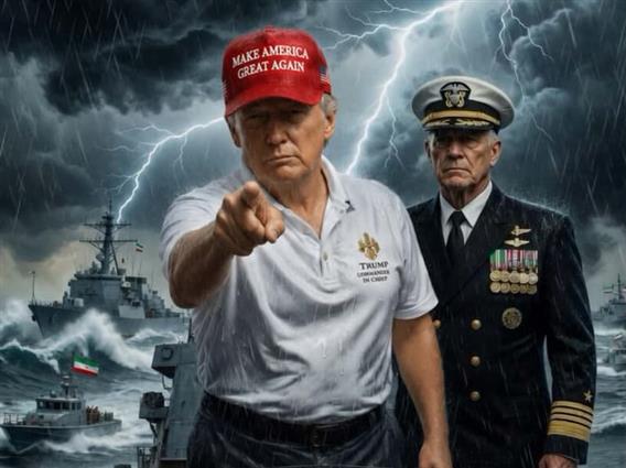 Трамп објави AI-фотографија со порака „затишје пред бура“