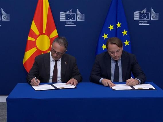 Алиу:  Во Брисел го потпишавме договорот за учество во EU4Health - европска поддршка за реформите во здравството