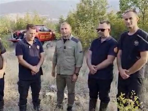 Се нормализира состојбата со чадот во Скопје, пожарот на планината Жеден ставен под контрола