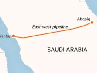 Саудиска Арабија го затвори нафтоводот Исток-Запад по напади