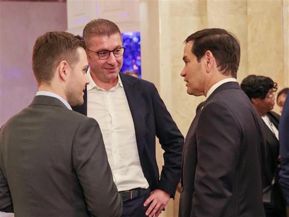  Мицкоски во Њујорк разговарал со американскиот државен секретар Марко Рубио