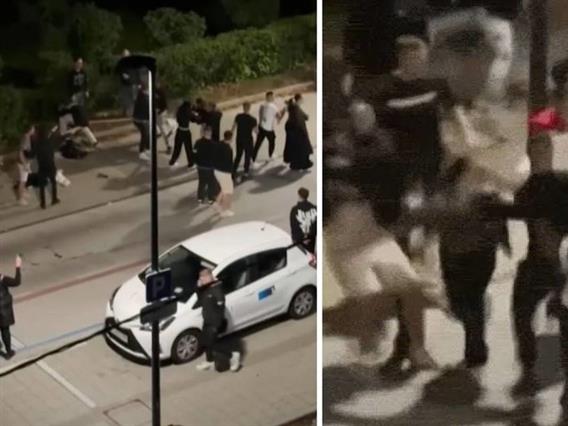 Масовна тепачка во мало гратче во Словенија- се тепаат дваесетина момчиња и девојки (ВИДЕО)