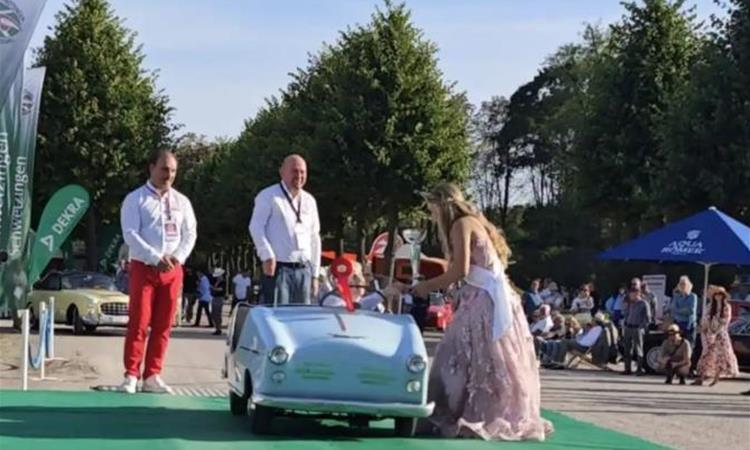 Дванаесетгодишниот Максим освои прво место со возилото MOPI на меѓународен олдтајмер настан во Германија
